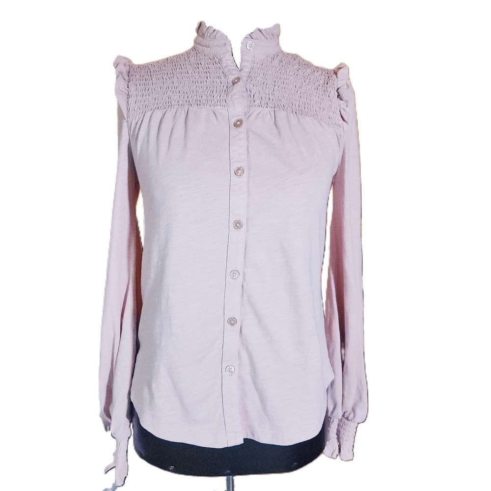 Boden Pink Button Up Blouse US 4 UK 8